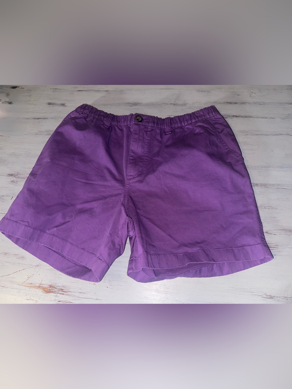 Chubbies The Crown Jewels Shorts Mens L Purple 5.5” Originals Stretch Twill NWT